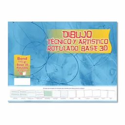 Icopel Cuaderno Rotulado Para Dibujo Técnico Base 30