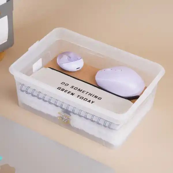 Organizador Almacenamiento Serie Silver Gray Gris Oscuro Miniso