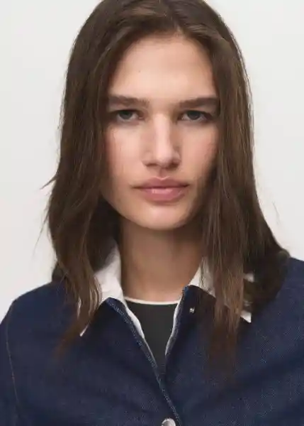 Chaqueta Cazadora Peppa Tejano Soft Talla XS Mujer Mango