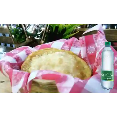 Combo Agapita + Agua Cristal con Gas
