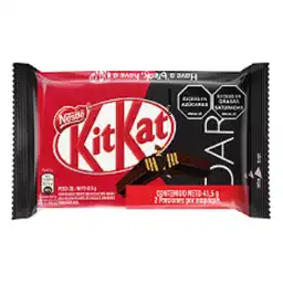 Galleta Wafer KITKAT Dark recubierta con chocolate oscuro x 41,5g