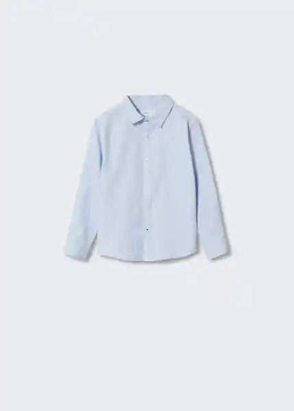 Camisa Oxfordb Celeste Talla 71 Niños Mango