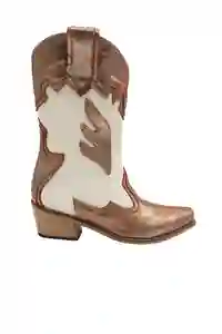 Botas Texana Belle Marfil Talla 37 Mercedes Campuzano