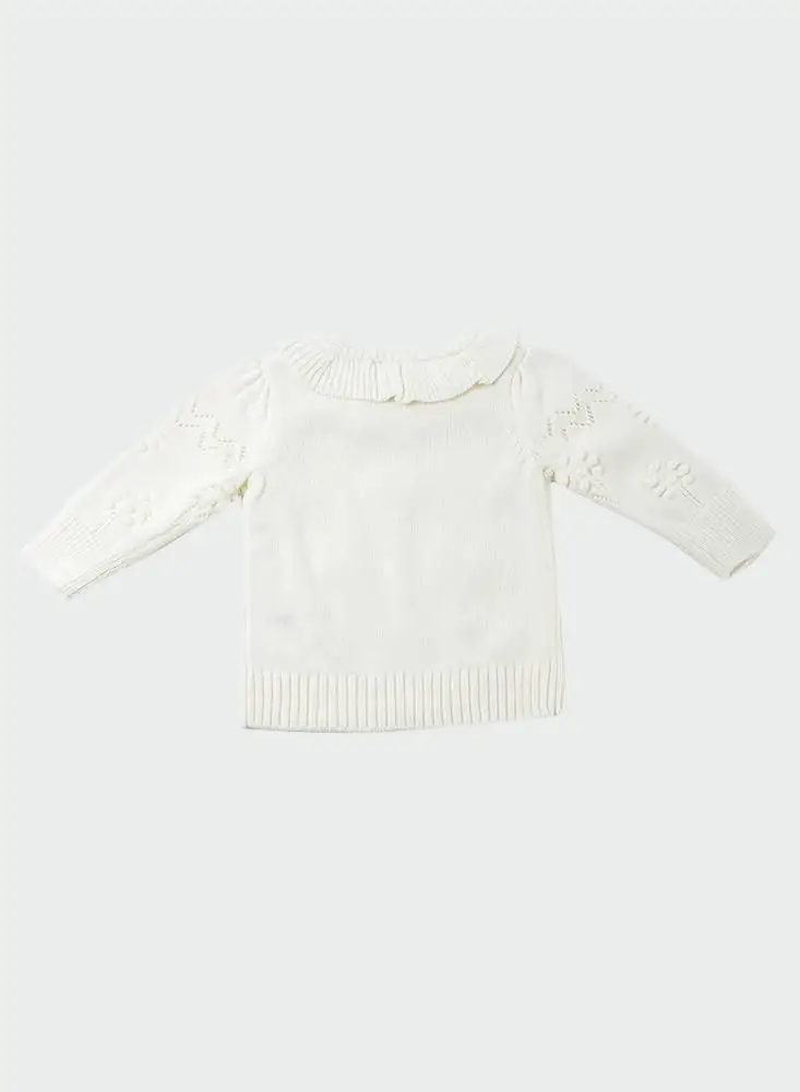 Sweater 9/12Meses - Marfil