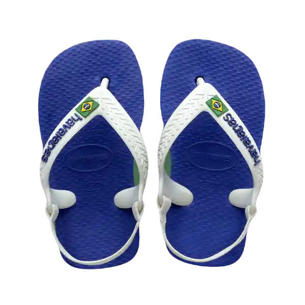 Sandalias Baby Brasil Logo Azul Naval Talla 20 4140577 Havaianas