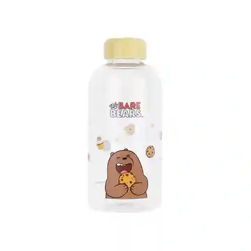 Cilindro de Vidrio Colección Osos Escandalosos Pardo Miniso