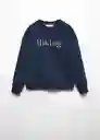 Sudadera Hiking Navy Talla 12 Niños Mango