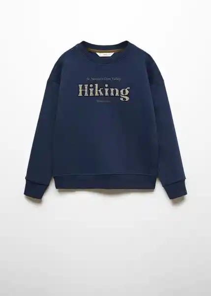 Sudadera Hiking Navy Talla 12 Niños Mango