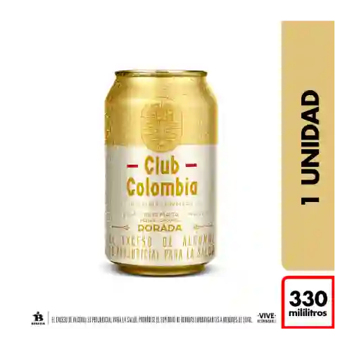 Cerveza Club Colombia Dorada 330ml