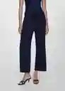 Pantalón Gioia Navy Talla 42 Mujer Mango