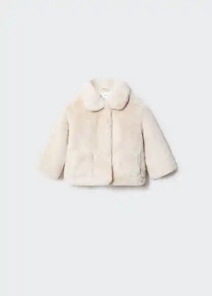 Abrigo Bear Off White Talla 63 Niños Mango