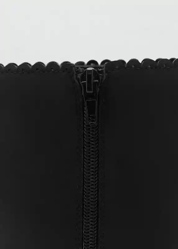 Botas Susan Negro Talla 37 Niñas Mango