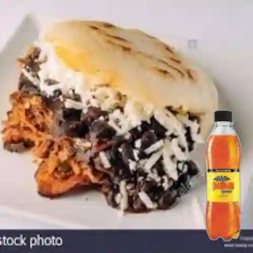Combo Arepa de Pabellon + Colombiana Zero 400 ml