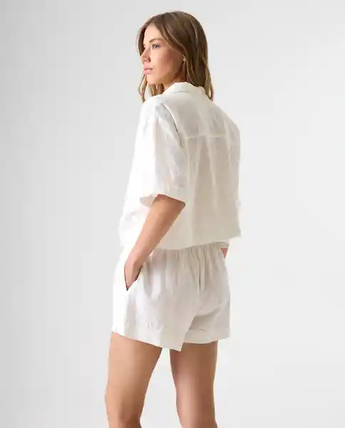 Camisa Mujer Crudo Talla S 612G007_CRU110606