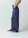Pantalón Eva Mujer Azul Cetaceo Talla 10 Naf Naf