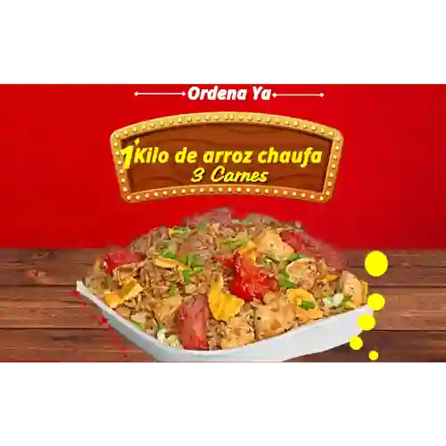 Arroz Chaufa 3 Carnes X 2 Kilos