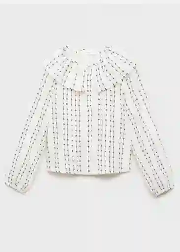 Blusa Roma Crudo Talla 11 Niña Mango