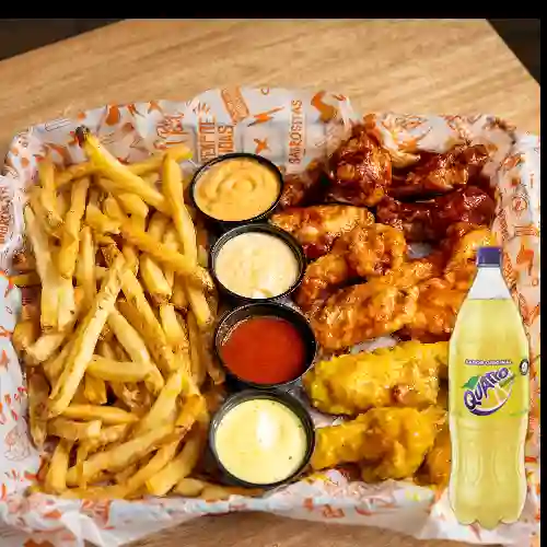 Combo Sabrositas c/ Alitas X12 +Quatro Orig 1.5Lt