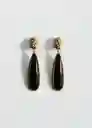 Pendientes Jordan Oro Talla 99 Mujer Mango
