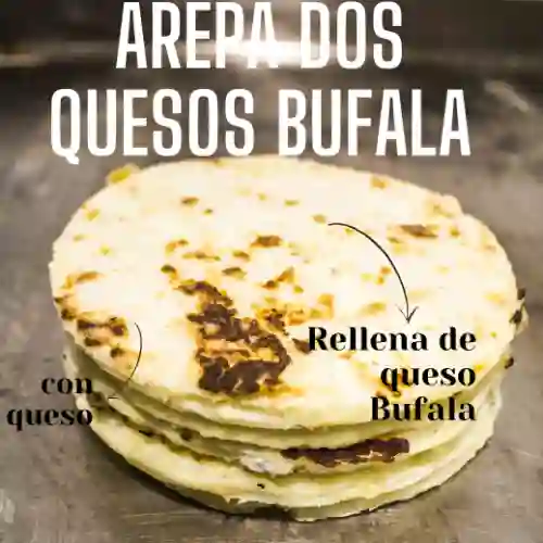 Arepa Dos Quesos Bufala