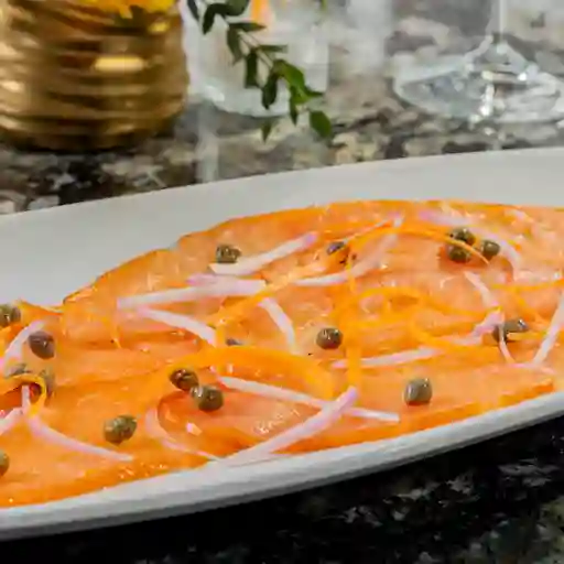 Carpaccio de salmon