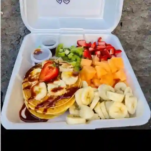 Panckes con Fruta