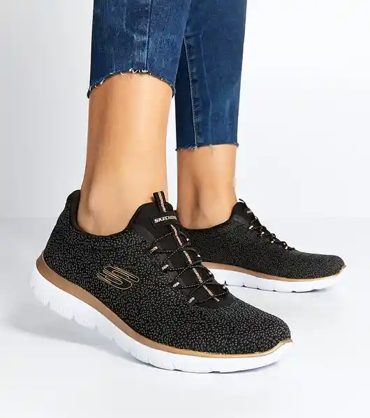 Skechers Tenis Negro Talla 38.5 109893