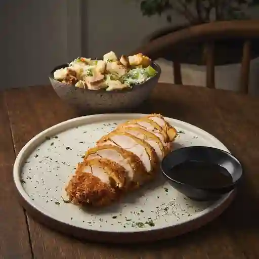 Milanesa de pollo