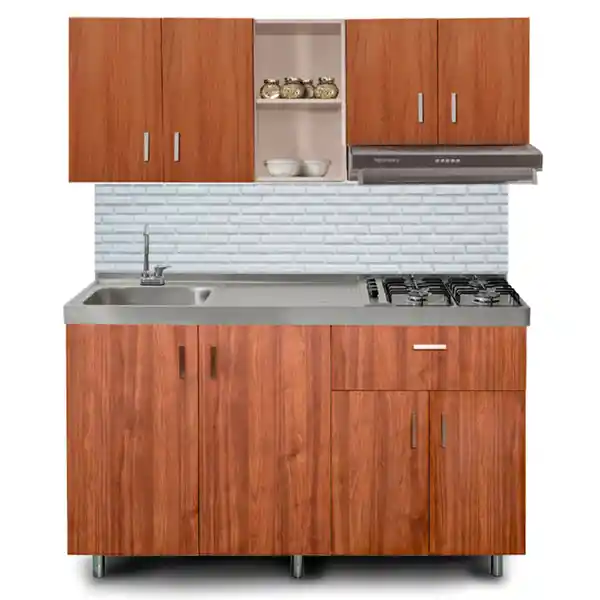 Challenger Cocina Integral Aliso Nola Izquierda 8 Puertas