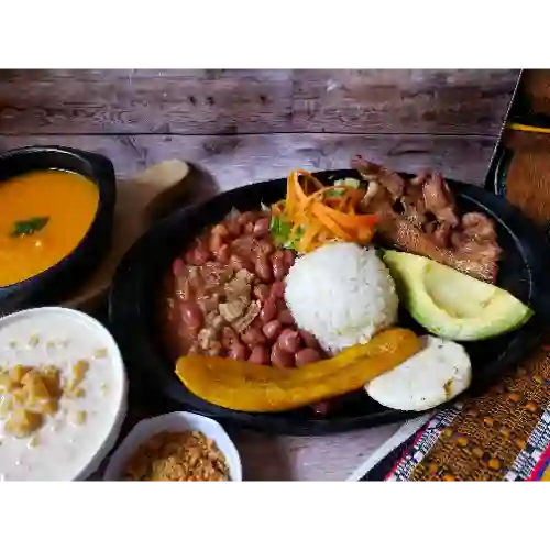 Plato con Frijoles