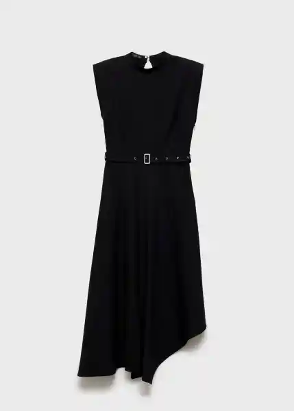 Vestido Wise Negro Talla XL Mujer Mango