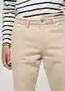 Jean Benc Beige Talla 36 Hombre Mango