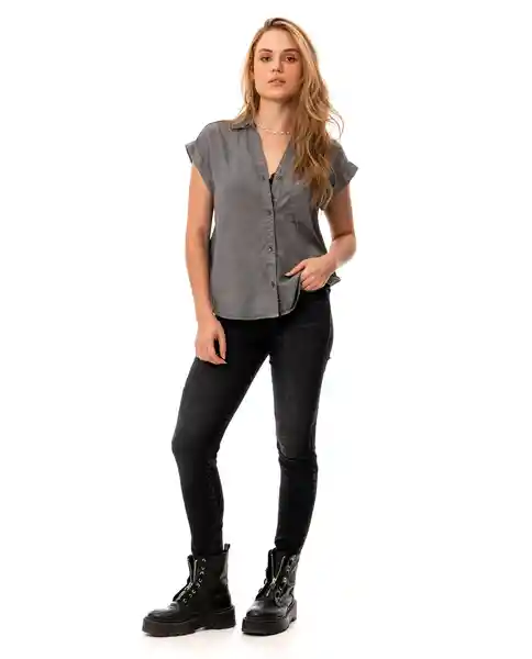 Camisa Gris Talla L Rifle210f009