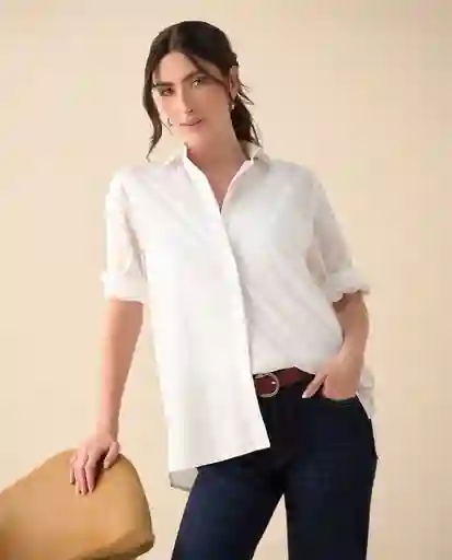 Camisa Blanco 0 Claro Talla L 111G000 Espirit
