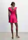 Enterizo Mono Paradise Fucsia Talla M Mujer Mango