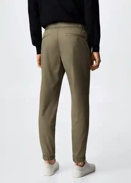 Pantalón Agave Khaki Talla 40 Hombre Mango