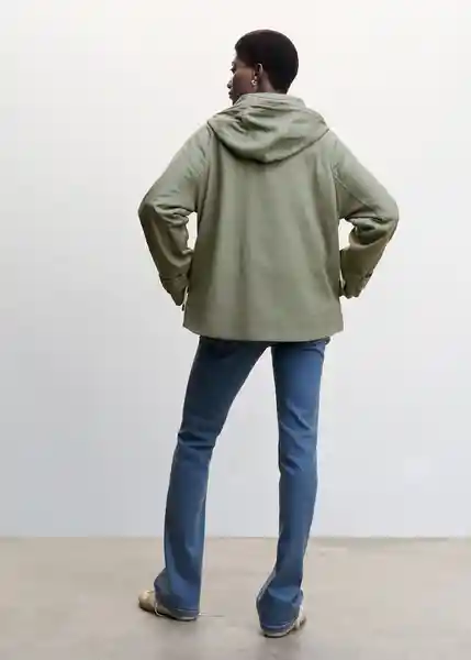 Abrigo Parka Perfume Khaki Talla XL Mujer Mango