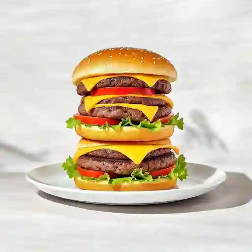 Promo x 3 hamburguesas de res