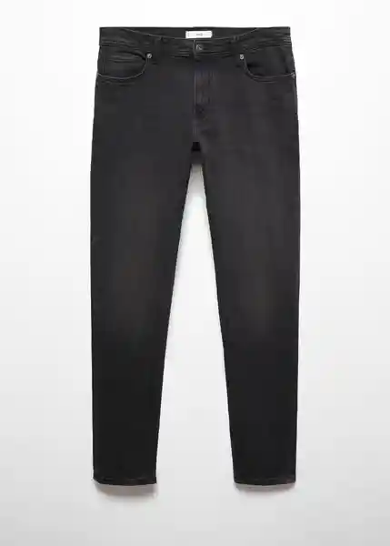 Jean Janl Tejano Gris Oscuro Talla 48 Hombre Mango