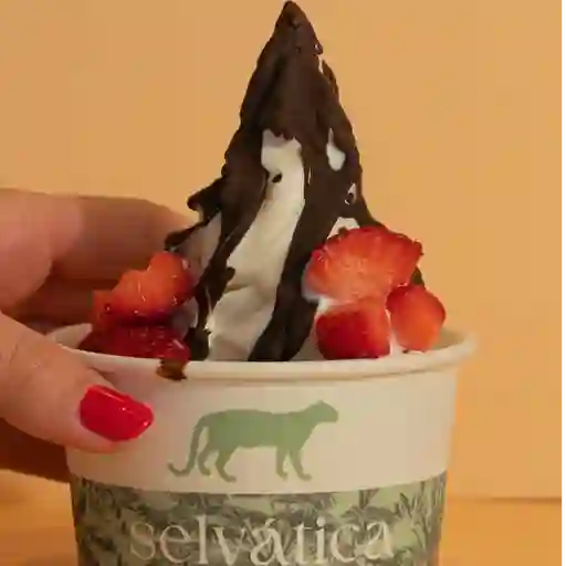 Helado yogur mediano