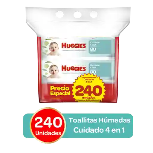 Huggies Toallitas Húmedas One & Done con Pepino y Té Verde