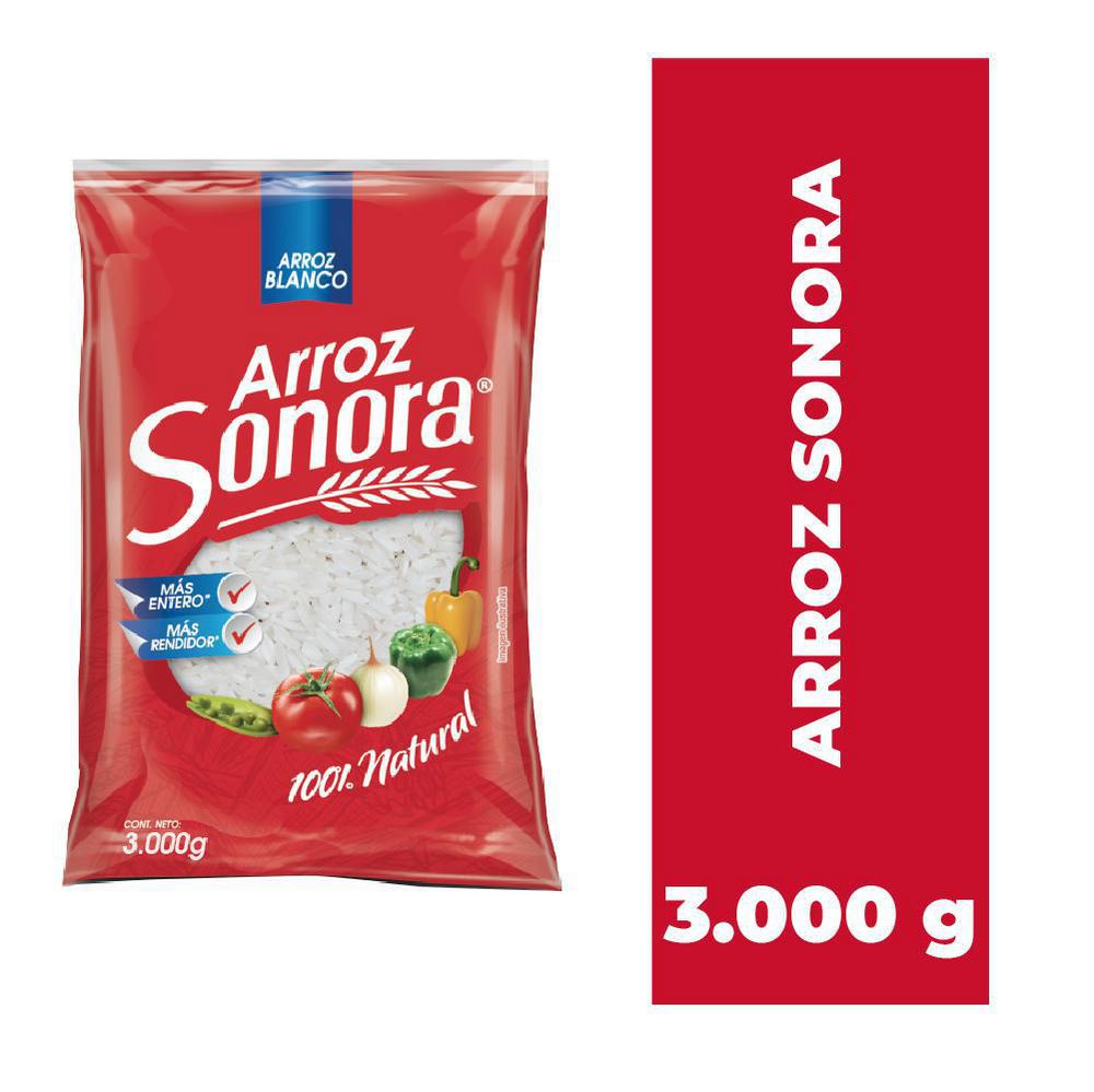 Sonora Arroz Blanco Natural 3000 g