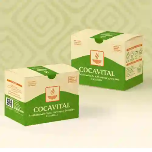 Aromática Coca, Moringa y Jengibre 25gr