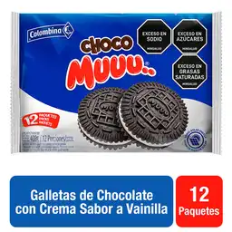 Choco Muuu Galletas De Chocolate por 12 und