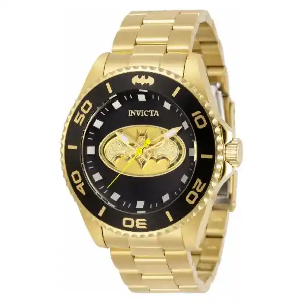 Reloj DC Comics Hombre Dorado INV32381 Invicta