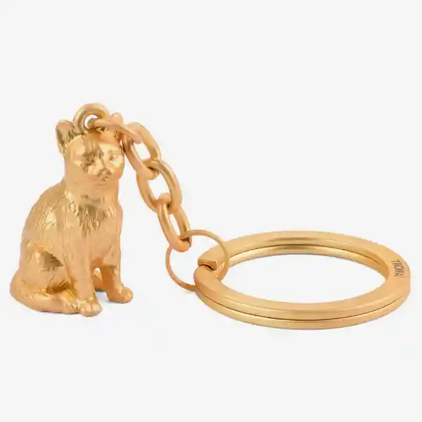Troika Llavero Cleopatra Gato Dorado