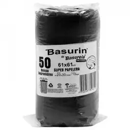 Basurin Bolsa de Basura Sp Basurin Rollo Negra