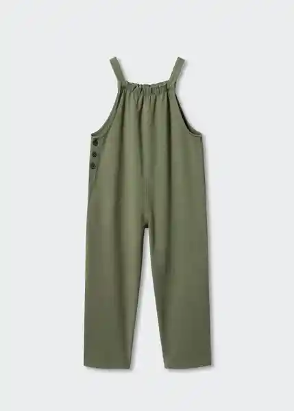 Enterizo Mono Esther Khaki Talla 08 Niñas Mango