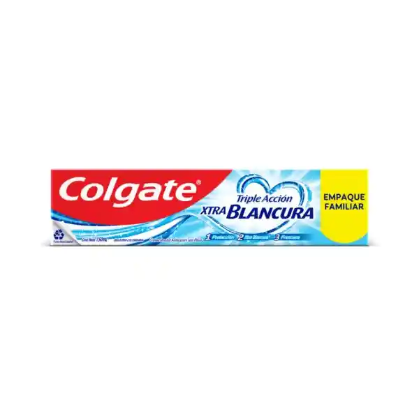 Colgate Crema Dental Triple Acción Extra Blancura