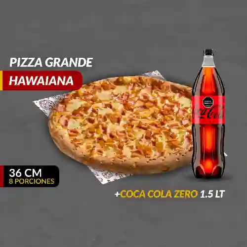 Pizza (g) Hawaiana + Gaseosa 1,5